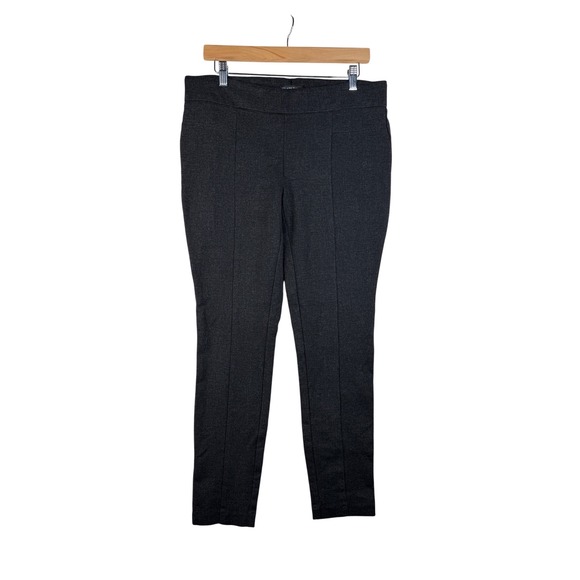 Hilary Radley Elastic Waist Pull On Pants size Large Dark Grey - Picture 1 of 8